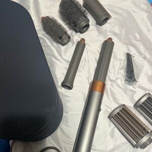 Dyson Hair Styler Set in Gray and Copper